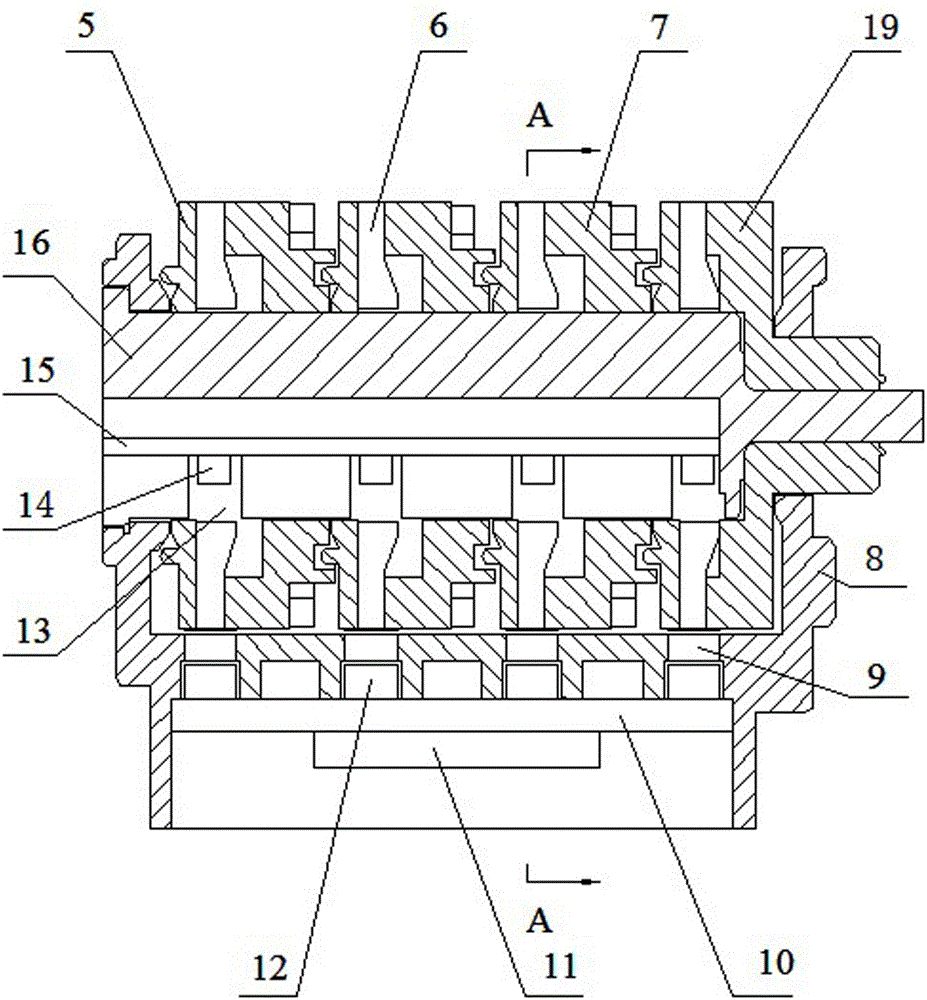 Electric signal counting photoelectric direct reading device for remote transmission instrument