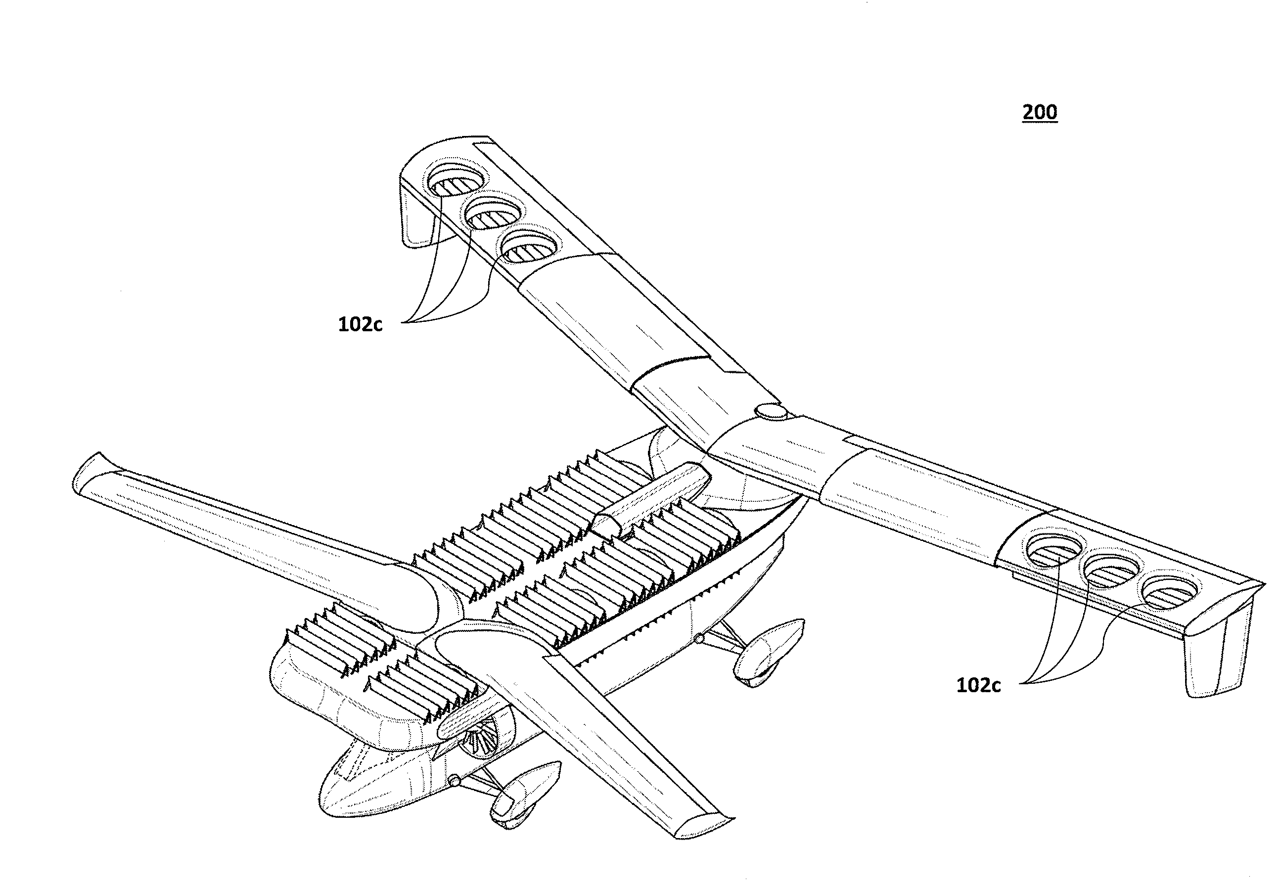 System and method for improving transition lift-fan performance