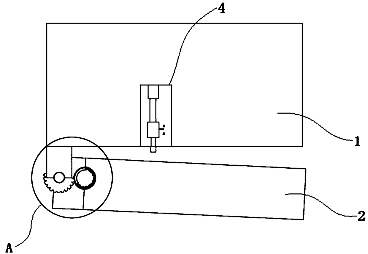 Automatic door opening and closing device of dual-motor refrigerator