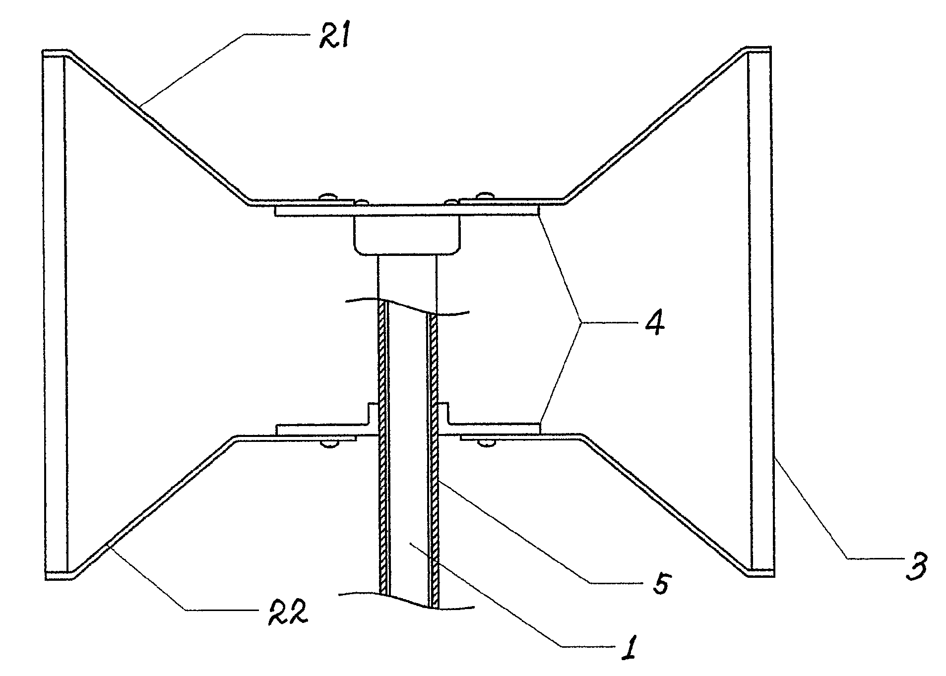 Vertical axis wind turbine and method of installing blades therein