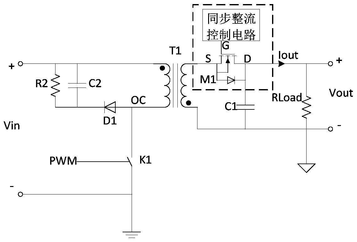 Power tube driving circuit and driving method