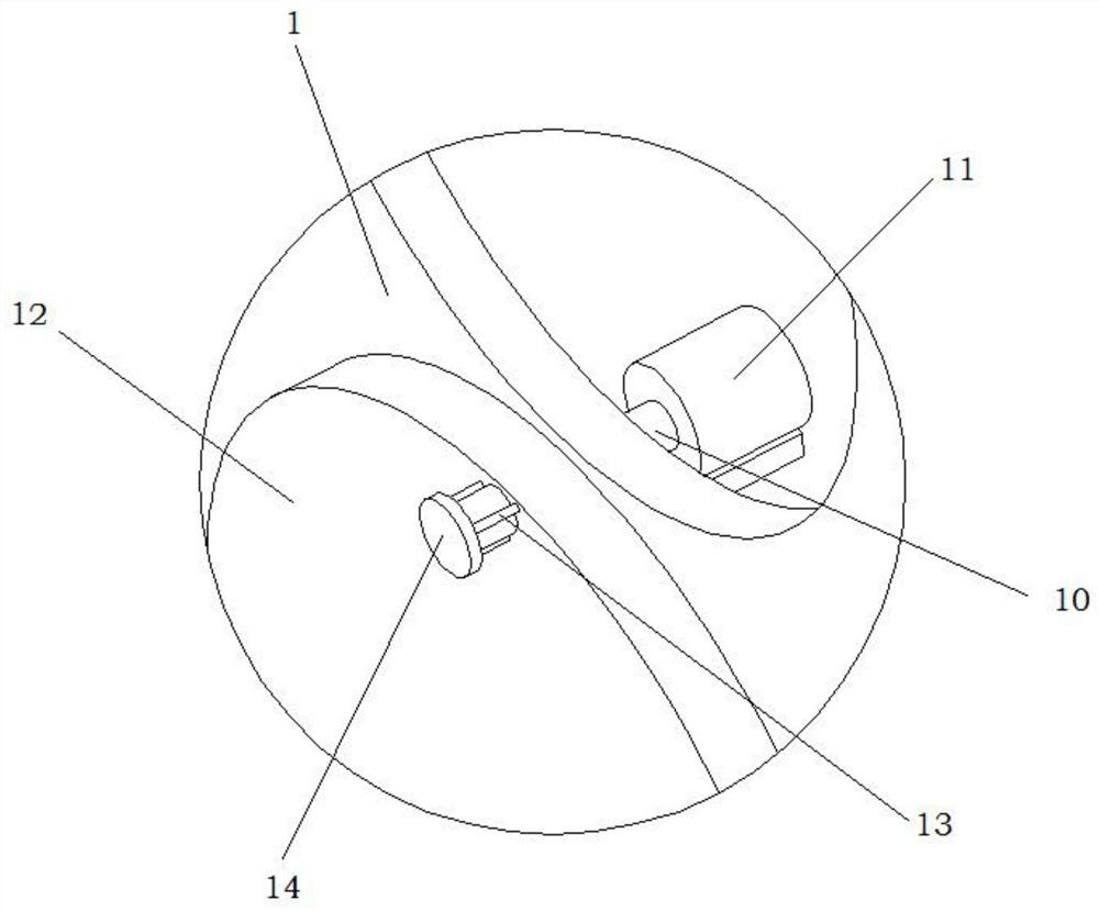 Air intake box for automobile air conditioning system