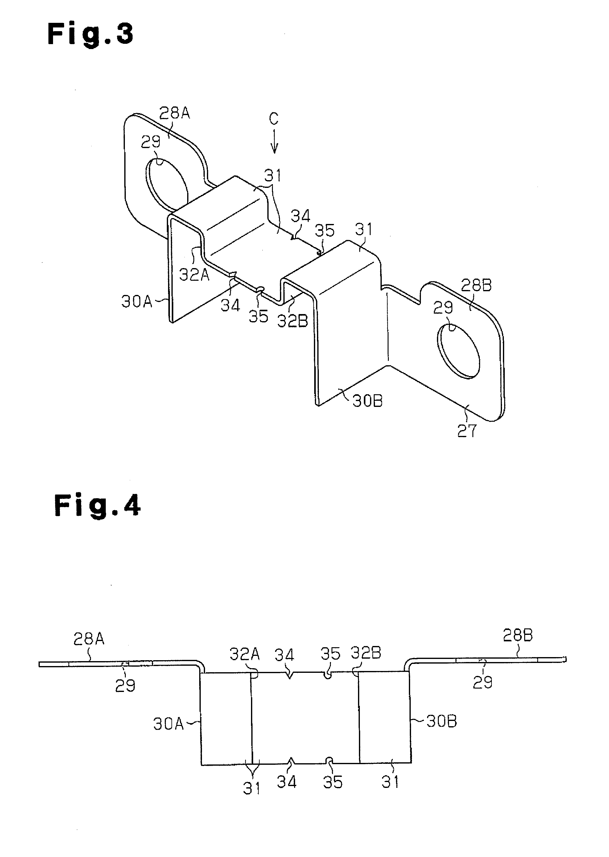 Conduction breaking device