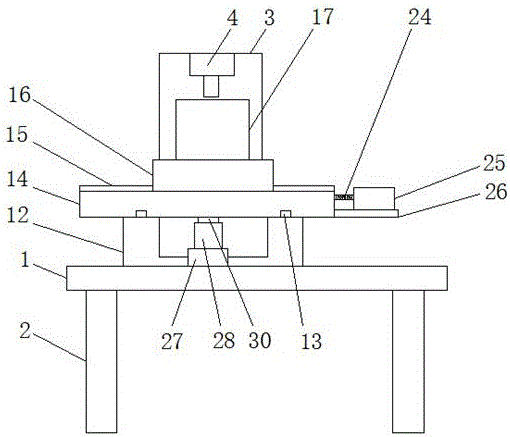 Convenient-to-use machine part machining device