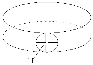 Stereo restoration device for submerged plants at different water levels with rigid substrates