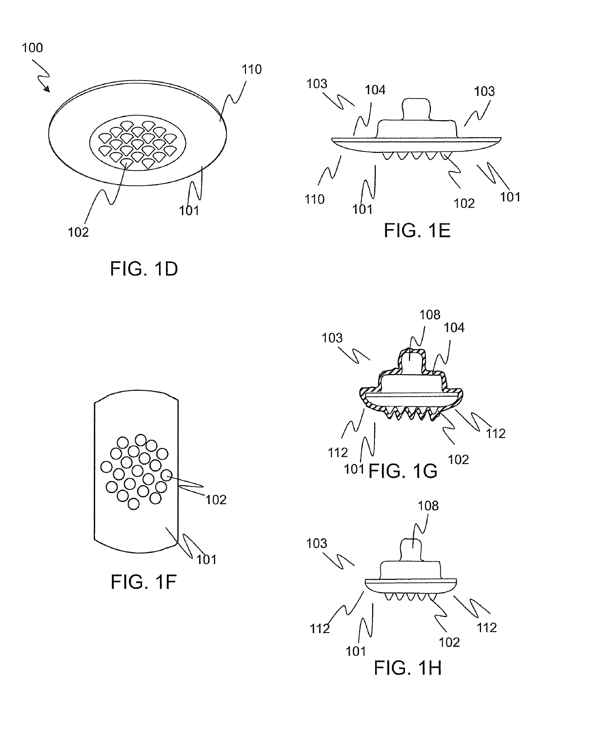 Dry physiological recording device and method of manufacturing