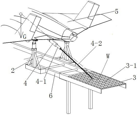 Thrust line display adjustment method and adjustment device of UAV booster rocket