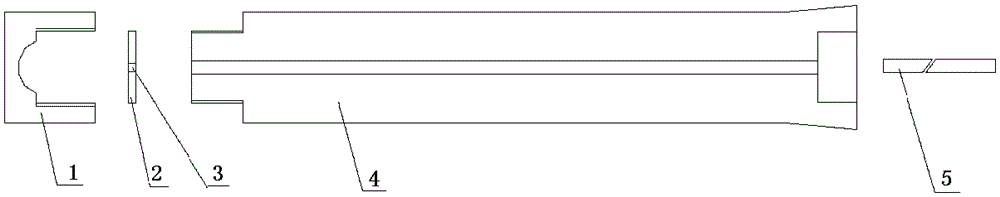 A sapphire fiber optic temperature sensor using a separate probe