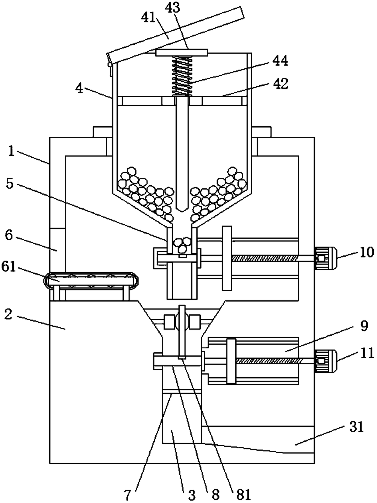 Intelligent food packing device