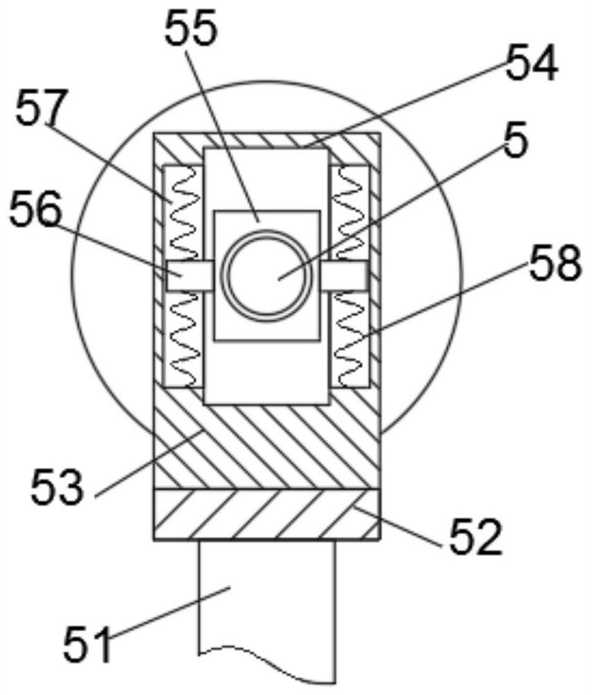 Jet-propelled ironing device with tensioning mechanism for garment processing