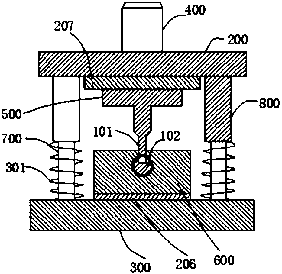 High precision punching die