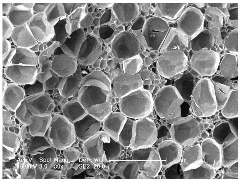 A kind of cross-linked polyvinyl chloride structural foam material and preparation method thereof