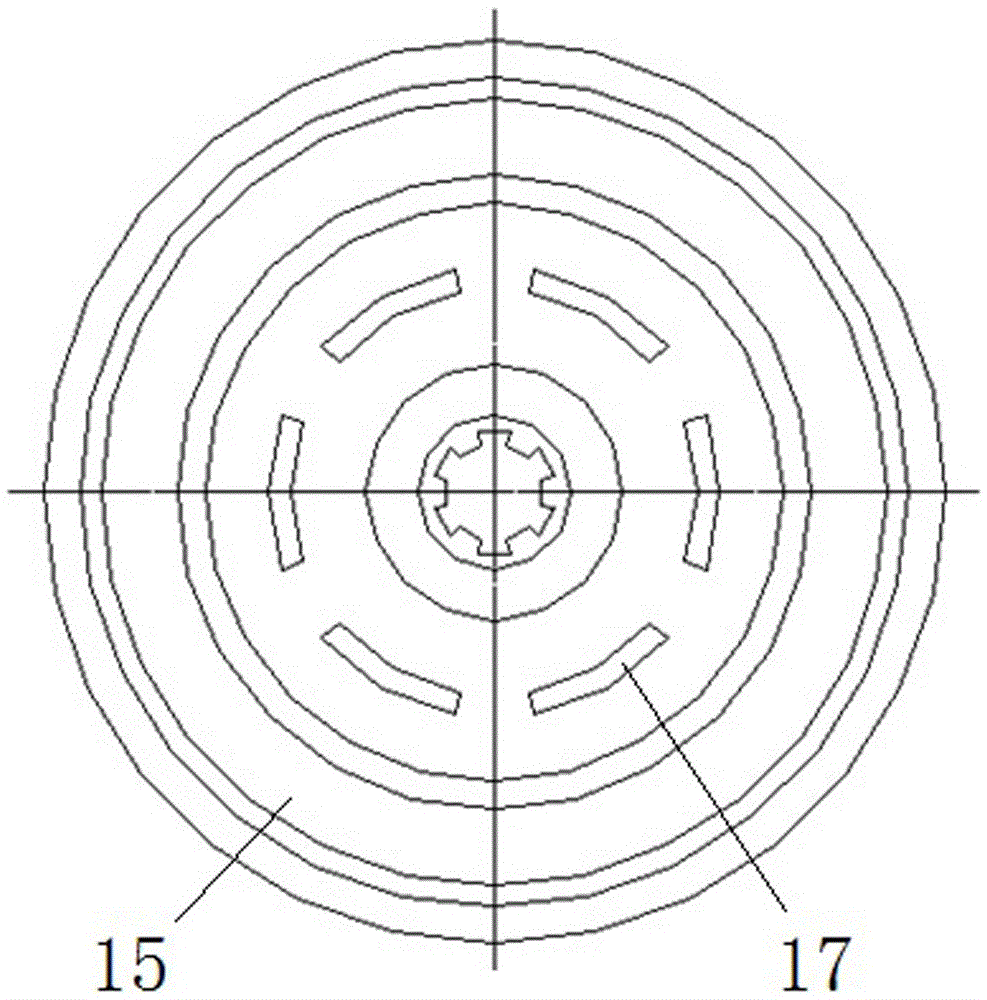 Spirally adjustable type mining automatic adding and mixing device for dust falling agent