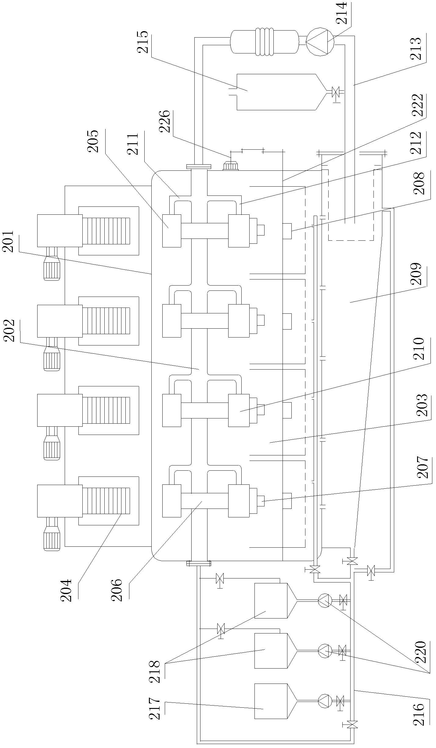 Overflow dyeing machine