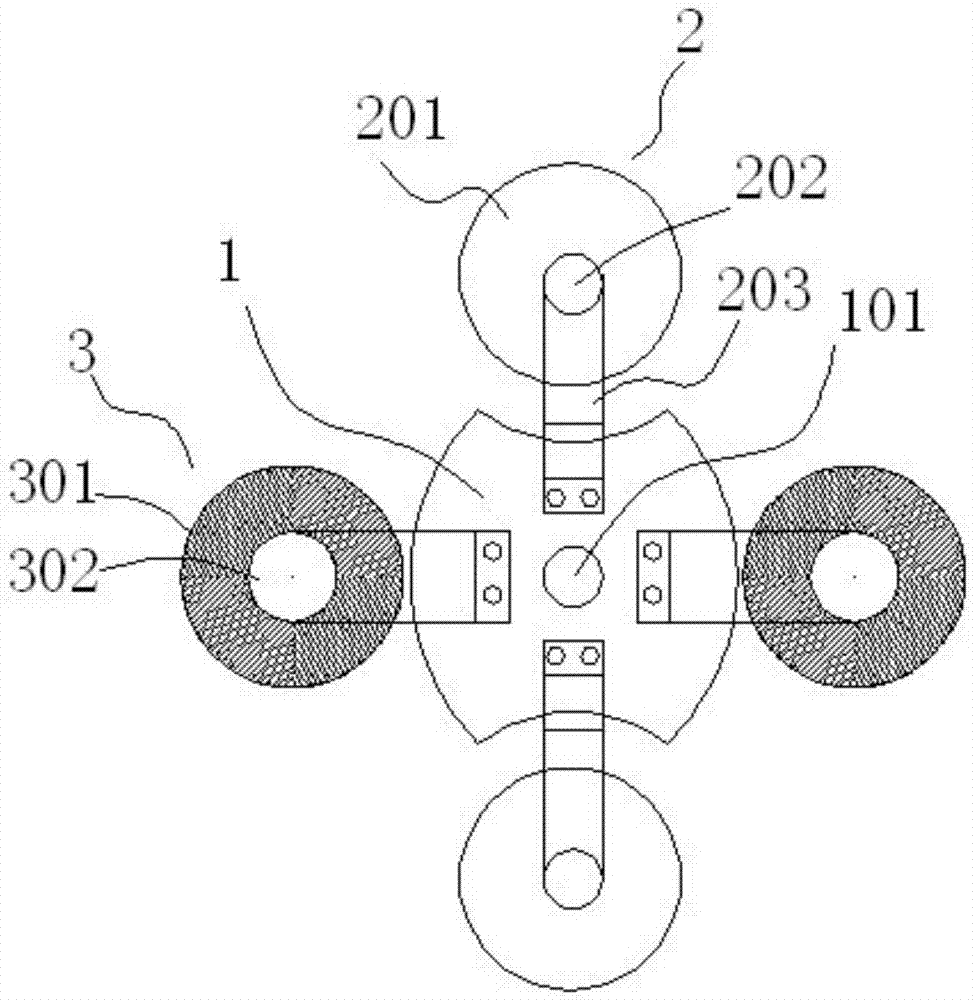 Beef massager with hair brushing and pressing functions