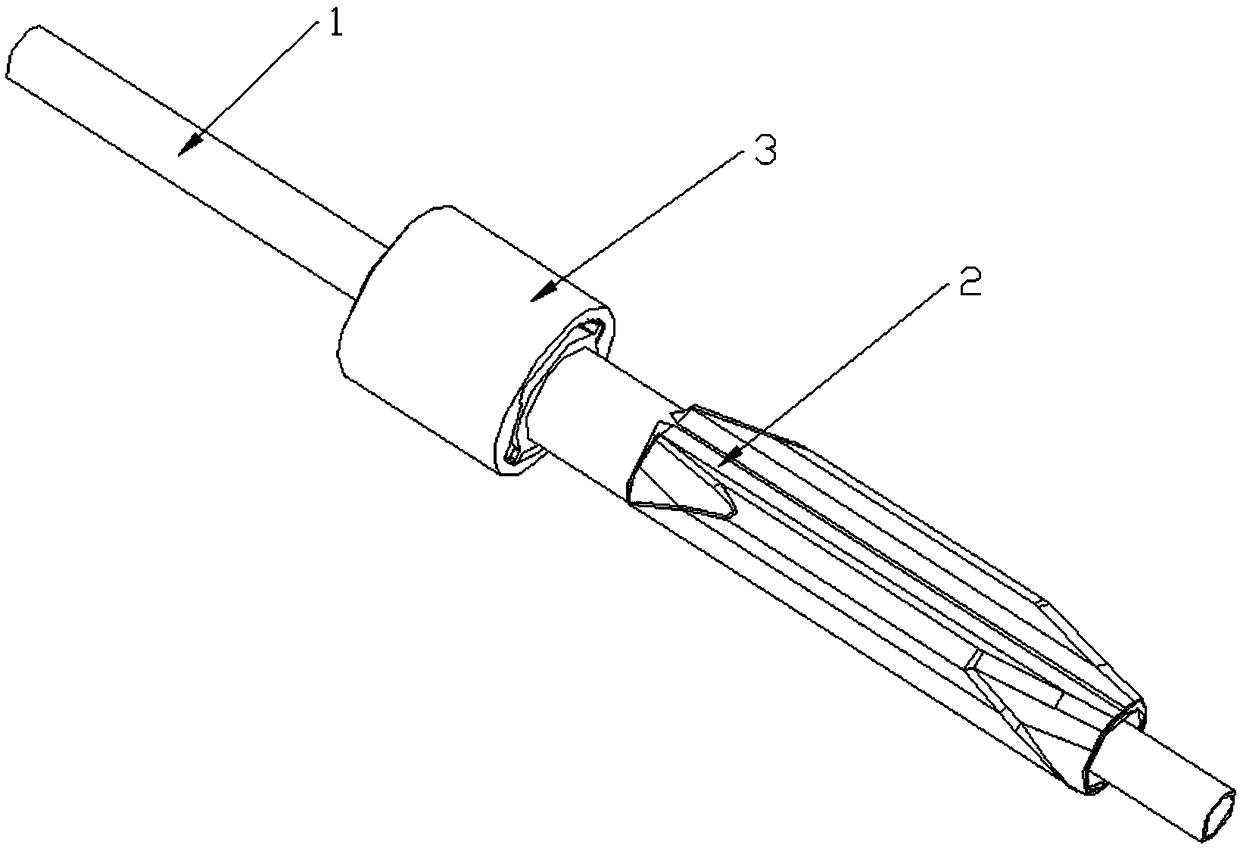 Tibia intramedullary nail sleeve tube device used for suprapatellar approach