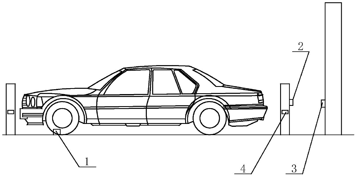 Driver leaving detection method for stereo garage