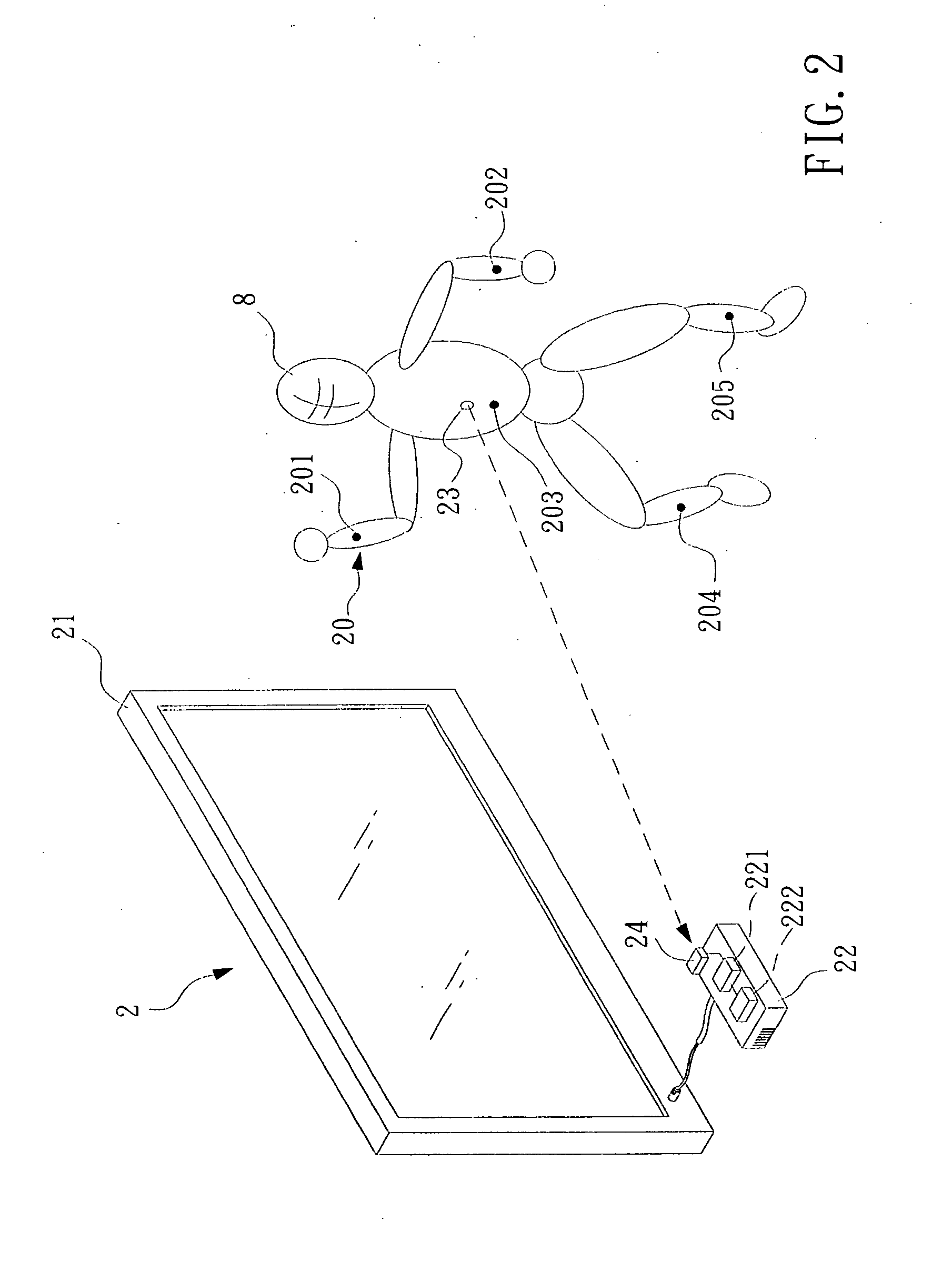 Motion recognition system and method for controlling electronic devices