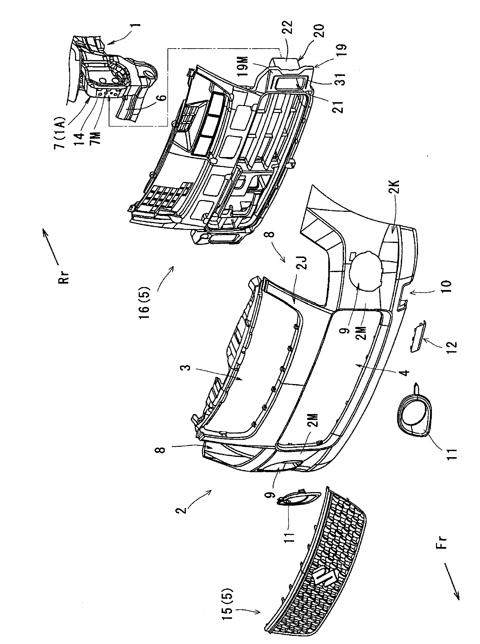 Vehicle front structure