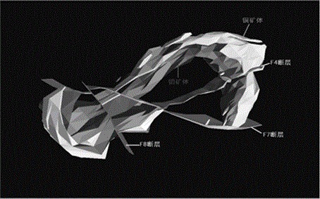 Mining geological logging data three dimensional processing method