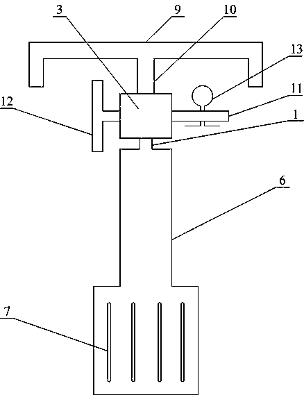 Pressing-in method spheroidizing molten iron rod soaking assembly