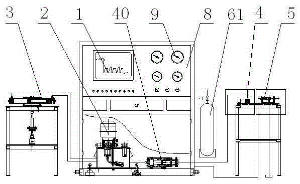 Intelligent integrated testing device and method of low-temperature insulated gas cylinder valve