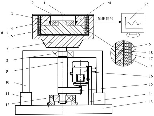 Die-casting forming device for superhard grinding wheel with ordered microgroove structure