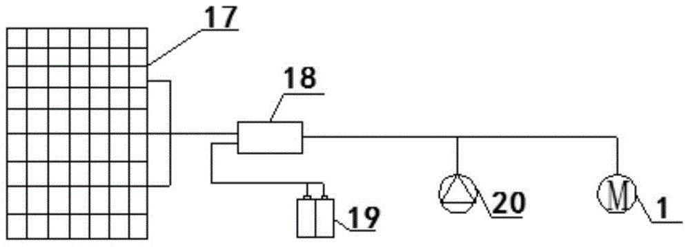 Humidification and evaporation cooling type fan-coil unit based on photovoltaic driving