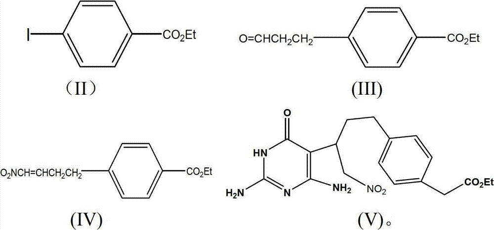 Preparation method of pemetrexed disodium key intermediate