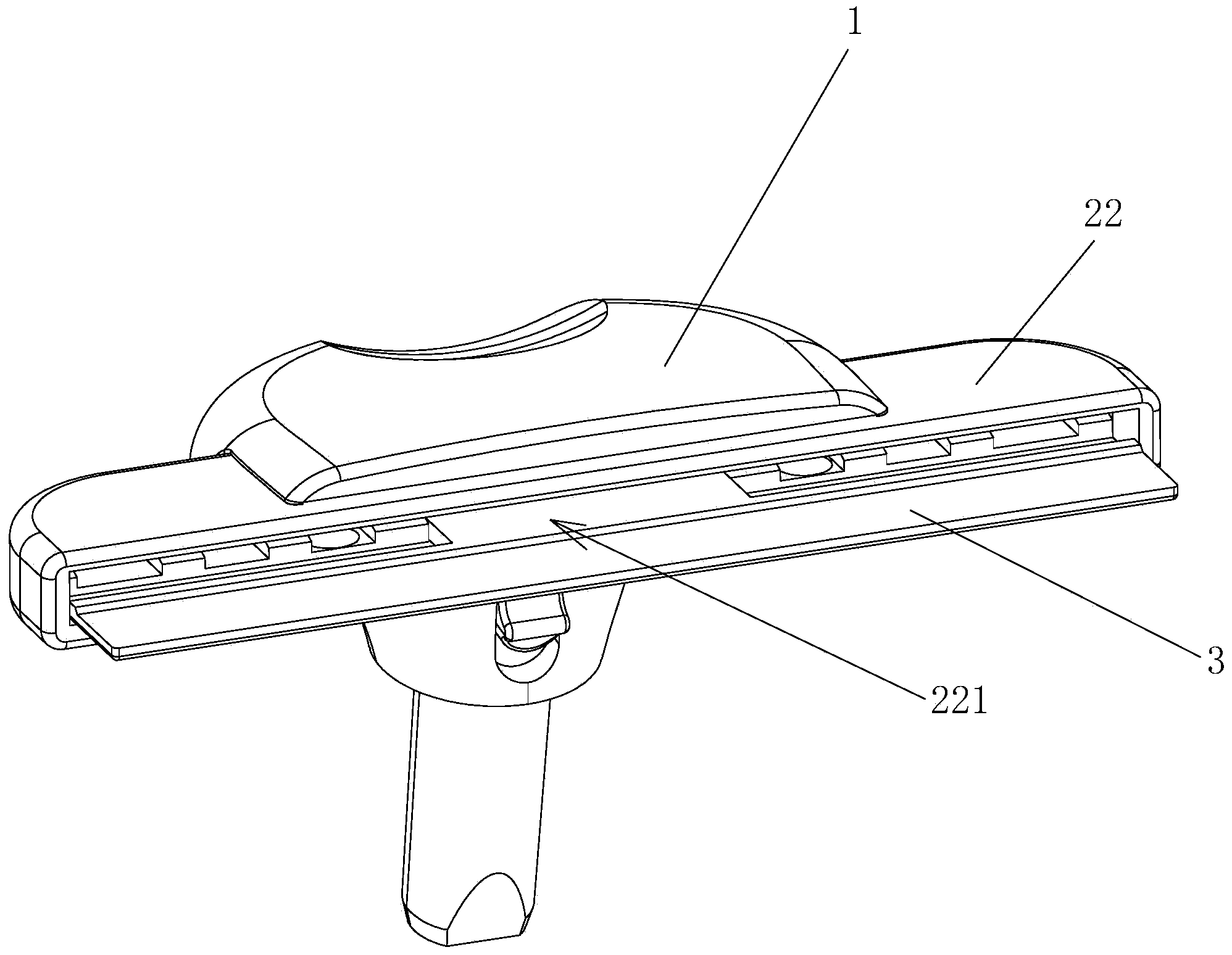 Self-cleaning type pet comb