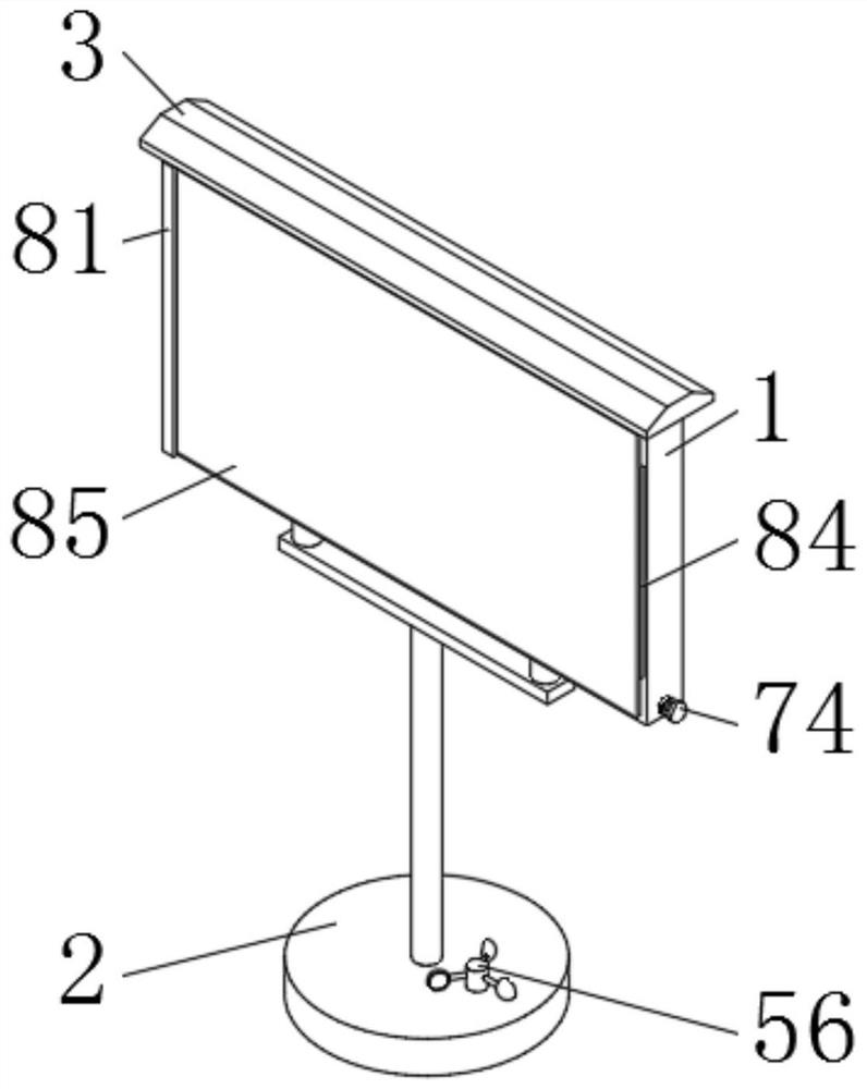 Market sales planning and consultation service bulletin device