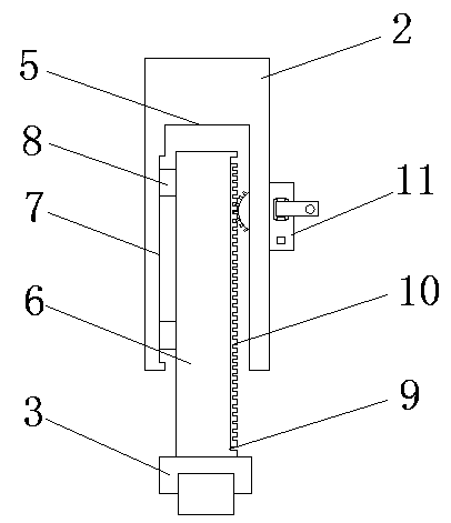 Medical stretcher and operation method