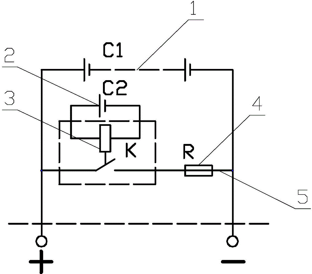 Device and method for raising loading transient voltage of zinc-silver reserve battery