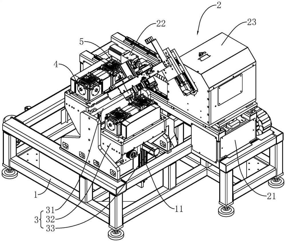 Horizontal multi-functional bristle trimming machine