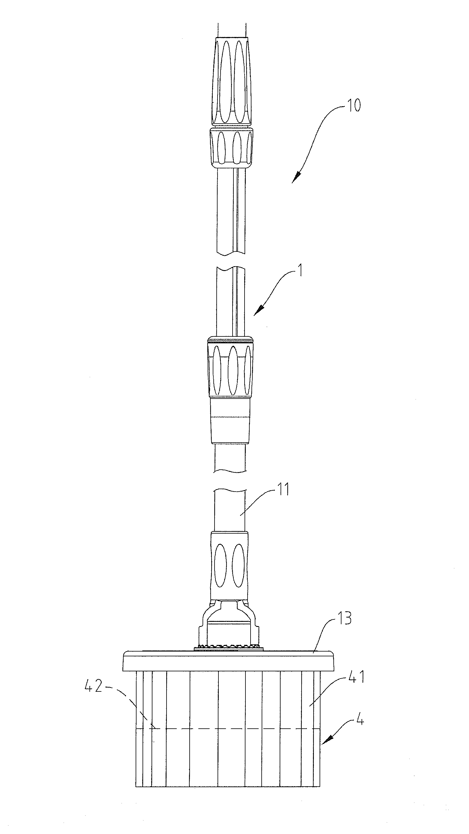 Swivel mop with revolving dehydration function