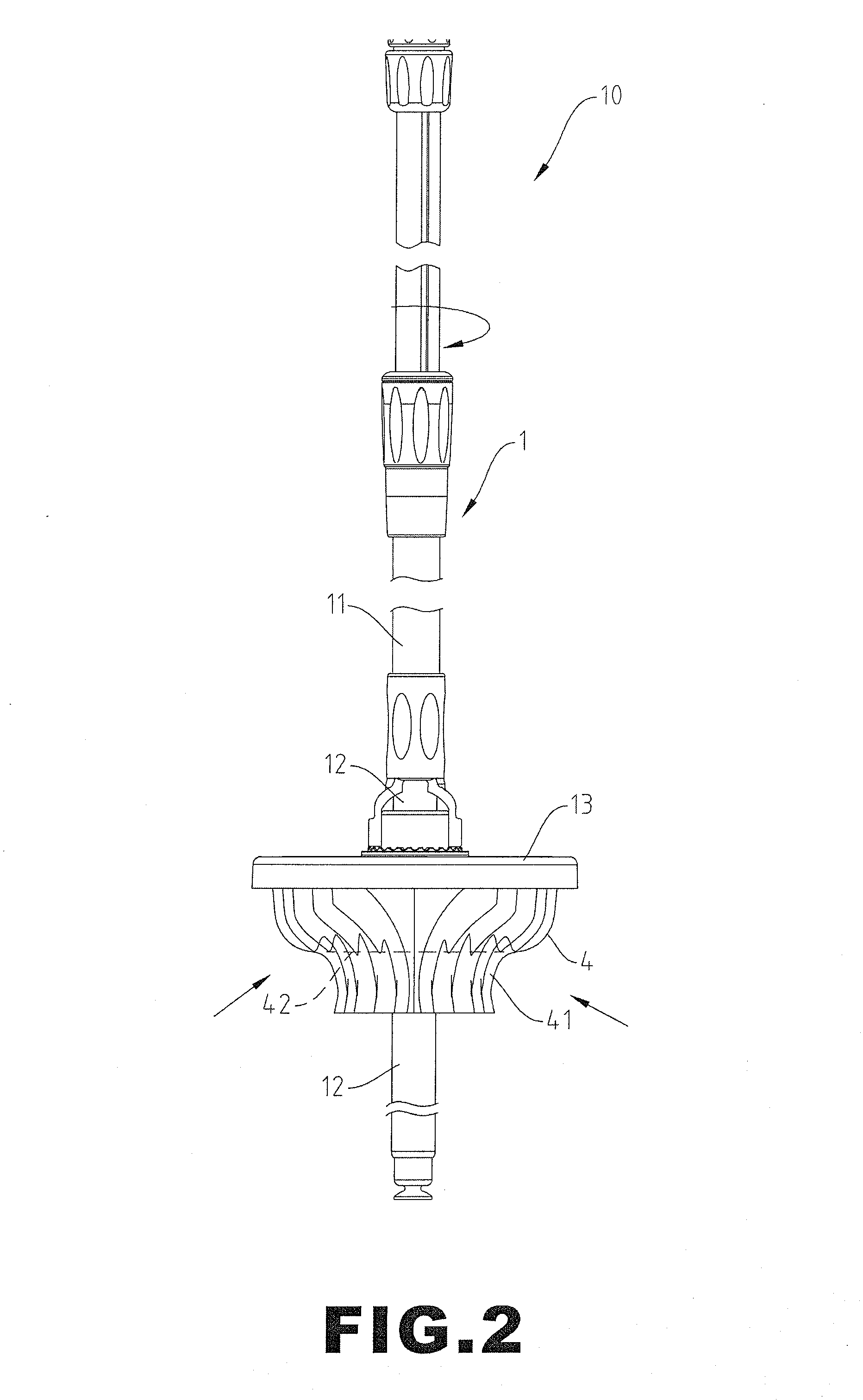 Swivel mop with revolving dehydration function