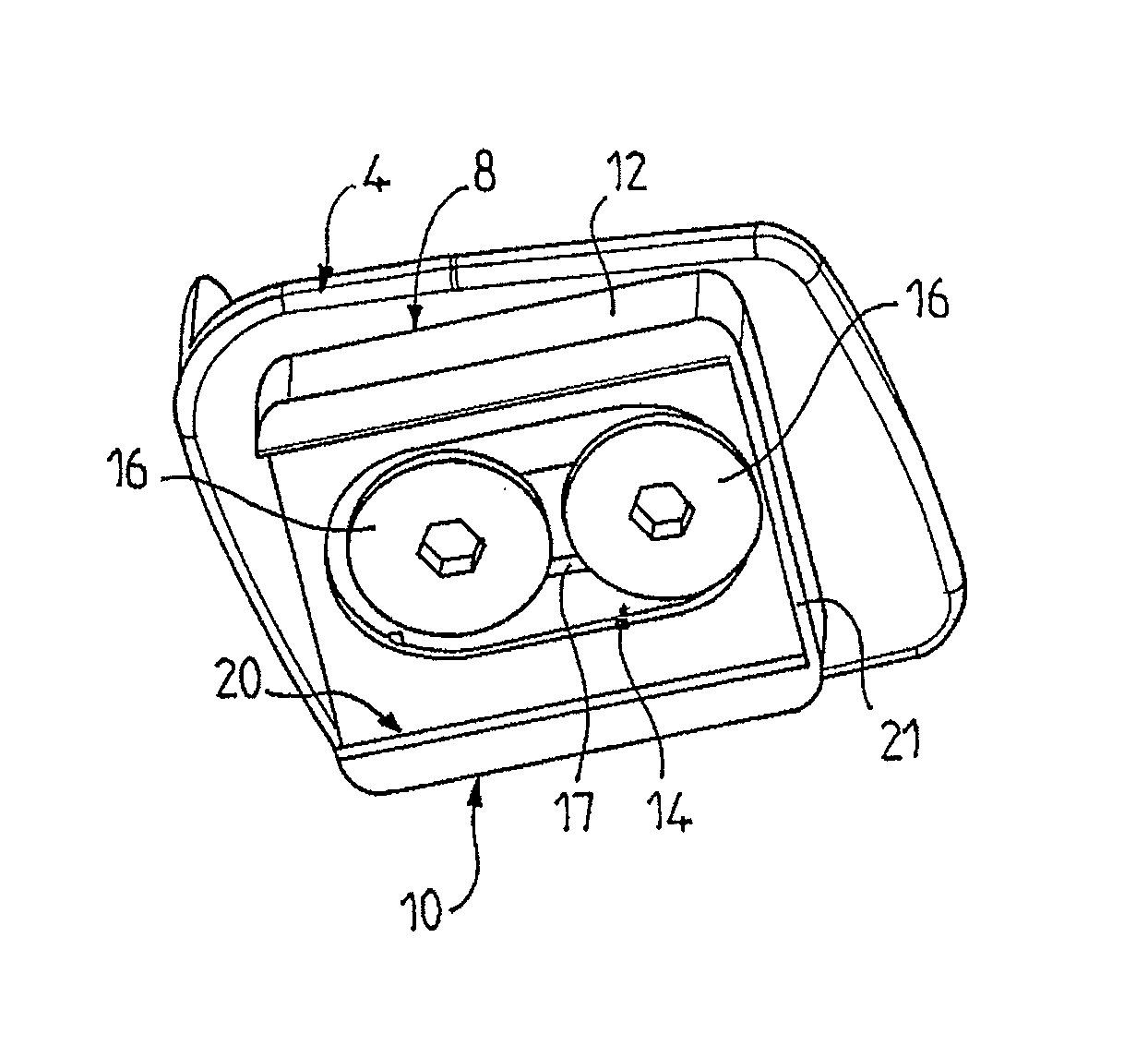 Ankle prosthesis with neutral position adjustment