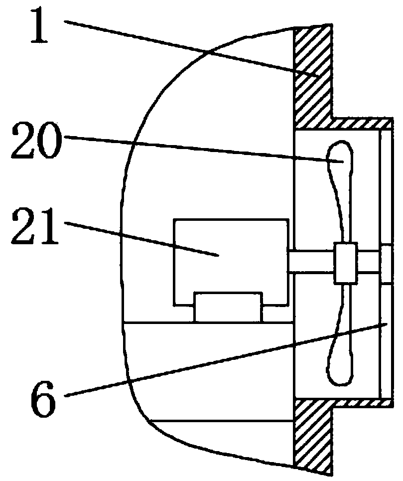 A virtual image terminal device with a good heat dissipation effect