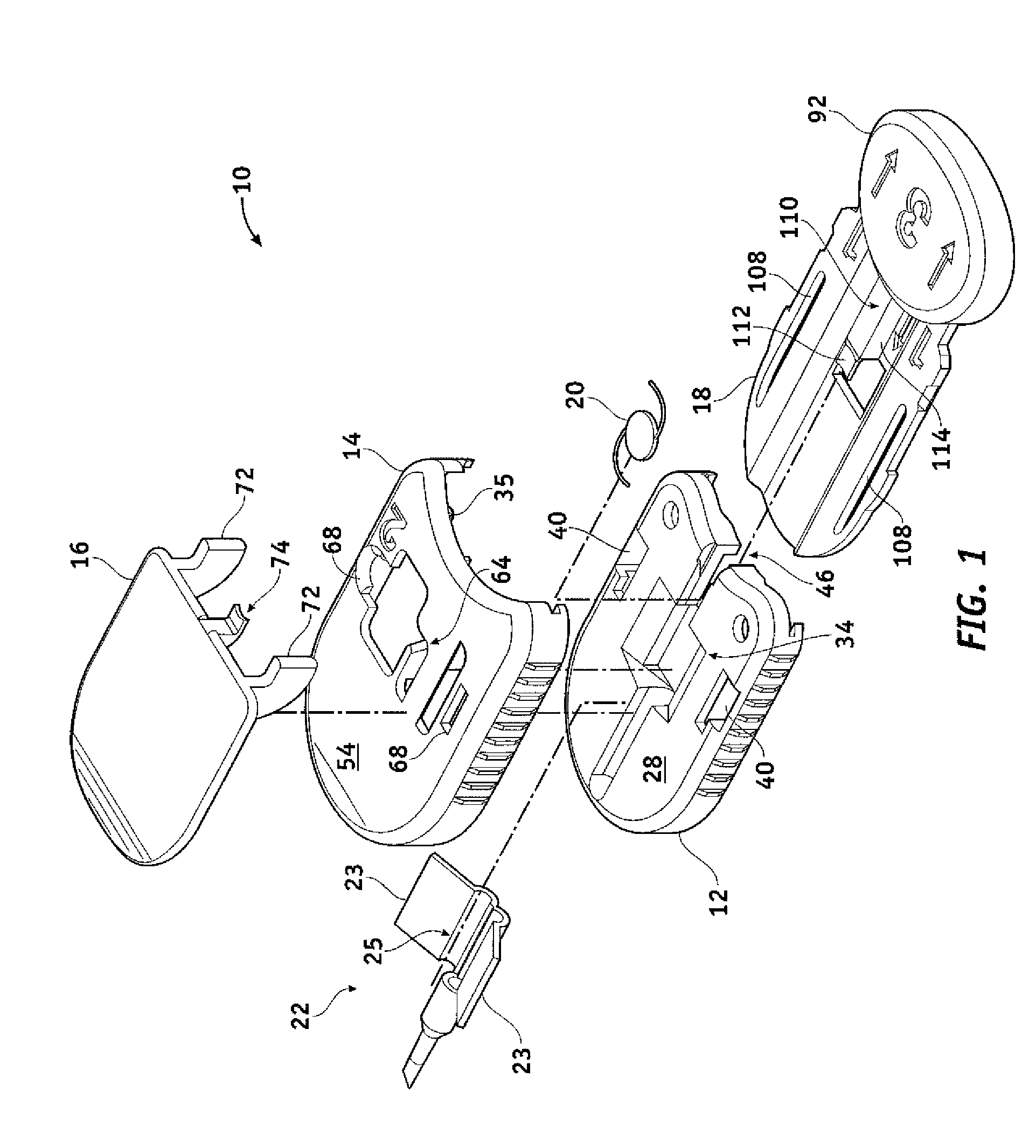 Intraocular lens and cartridge packaging with lens-loading function