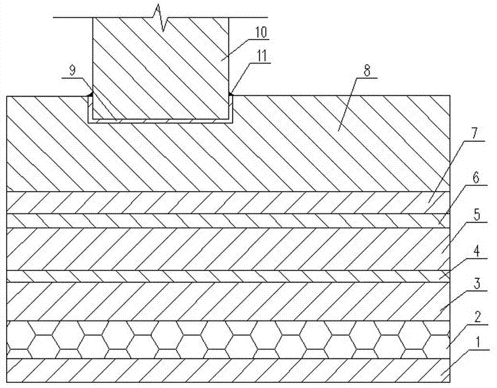 Edible mushroom factory ground insulation structure