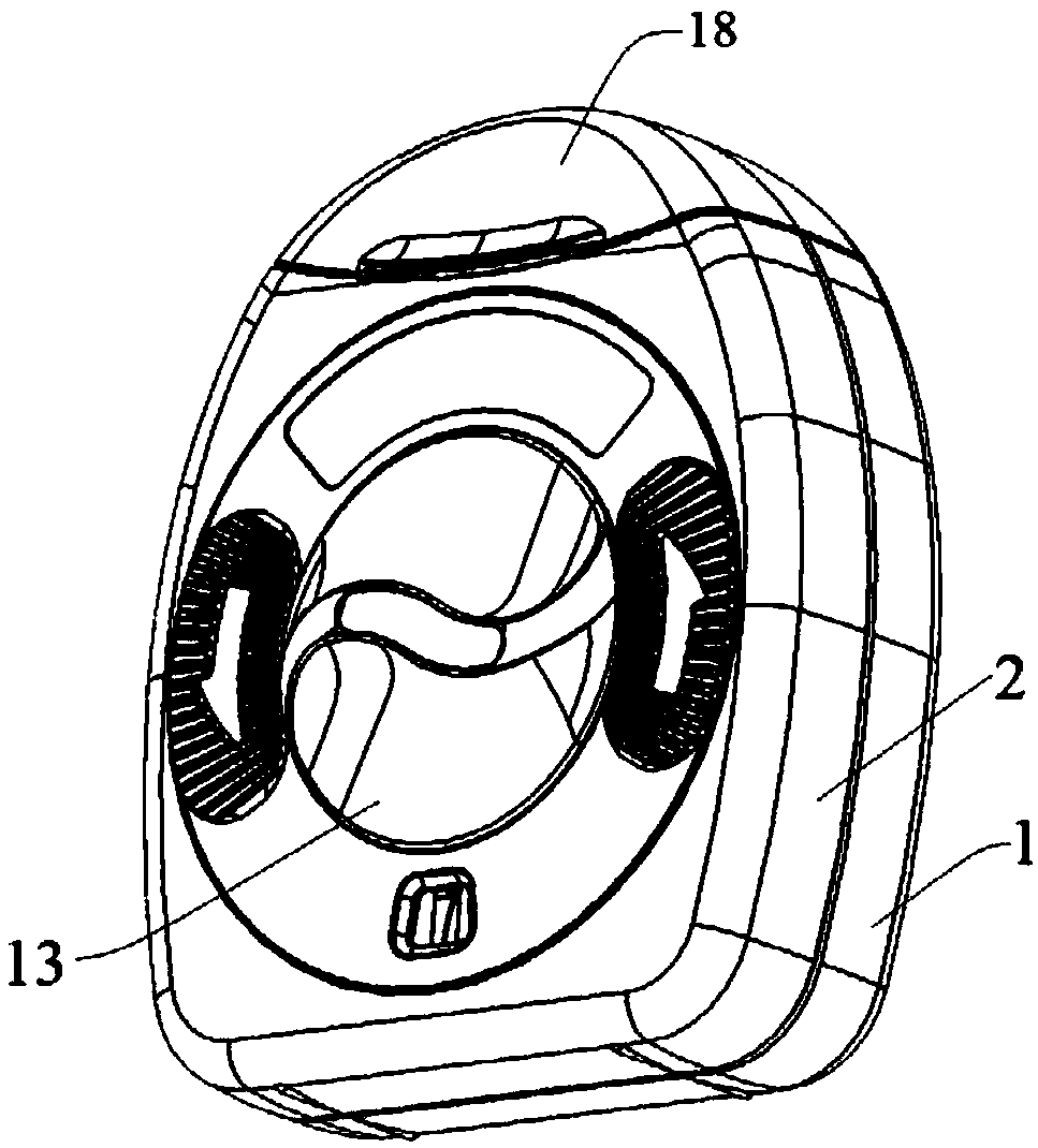 Drug box used for inhalation drug delivery and inhalation drug delivery combination structure