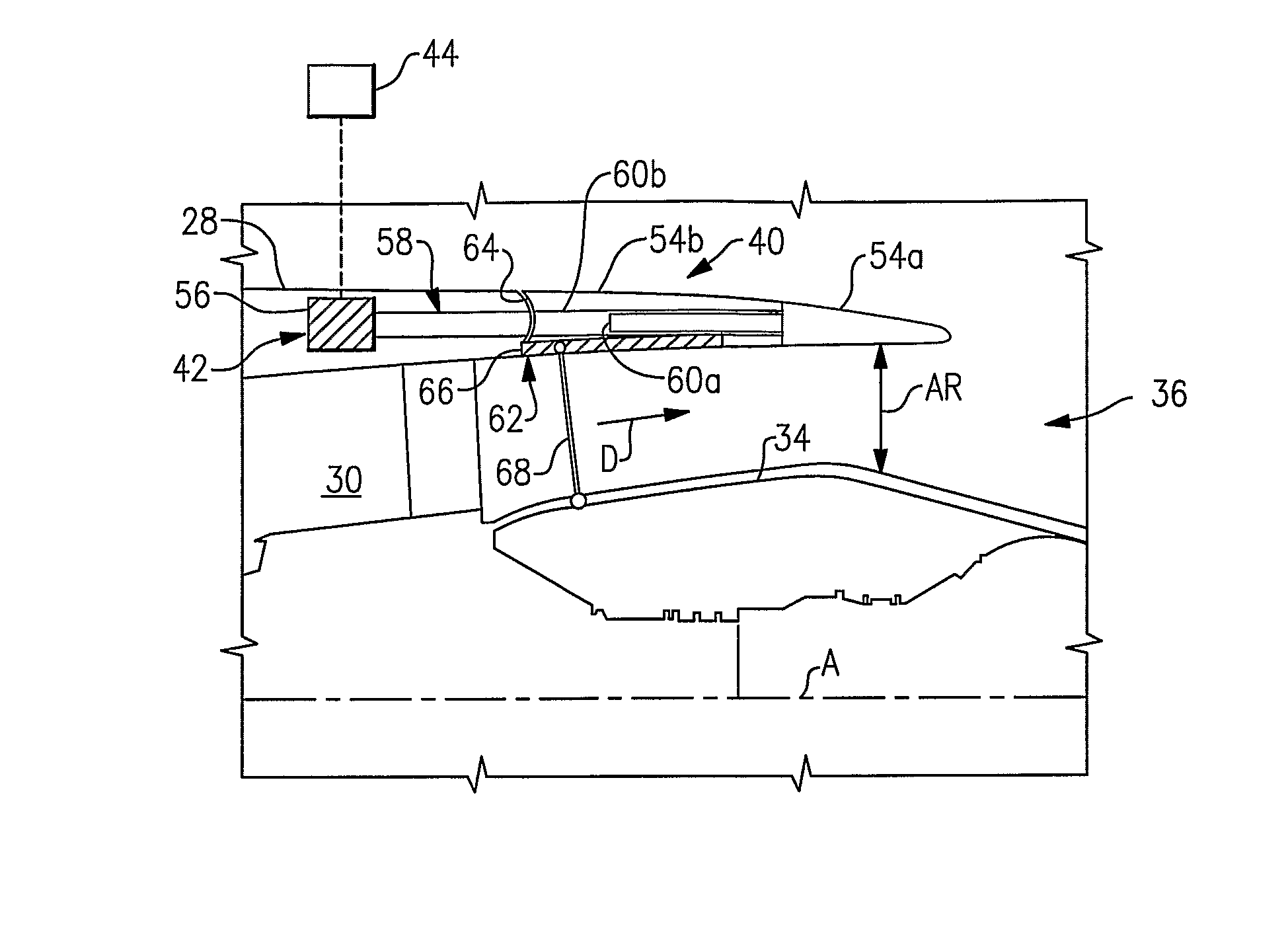 Tri-body variable area fan nozzle and thrust reverser