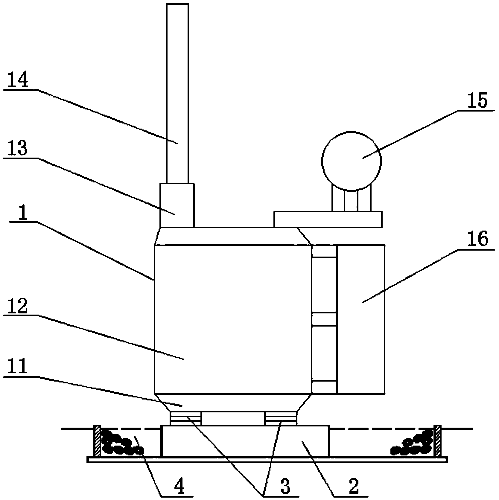 500kv transformer shock insulation structure and installation method