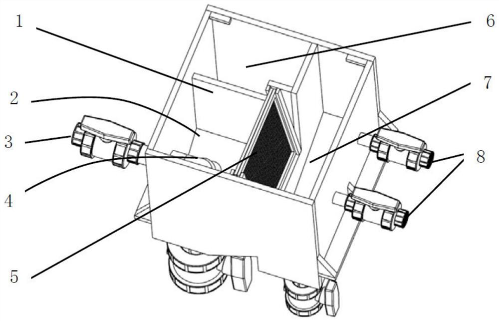 Automatic flushing, overflowing and filtering device