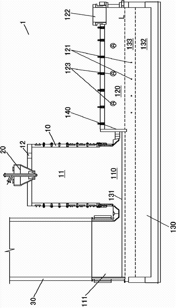 Device and method for smelting antimony