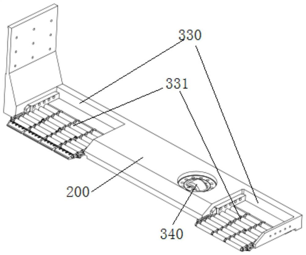 Internal forklift parking robot with blocking arms and parking implementation method of internal forklift parking robot