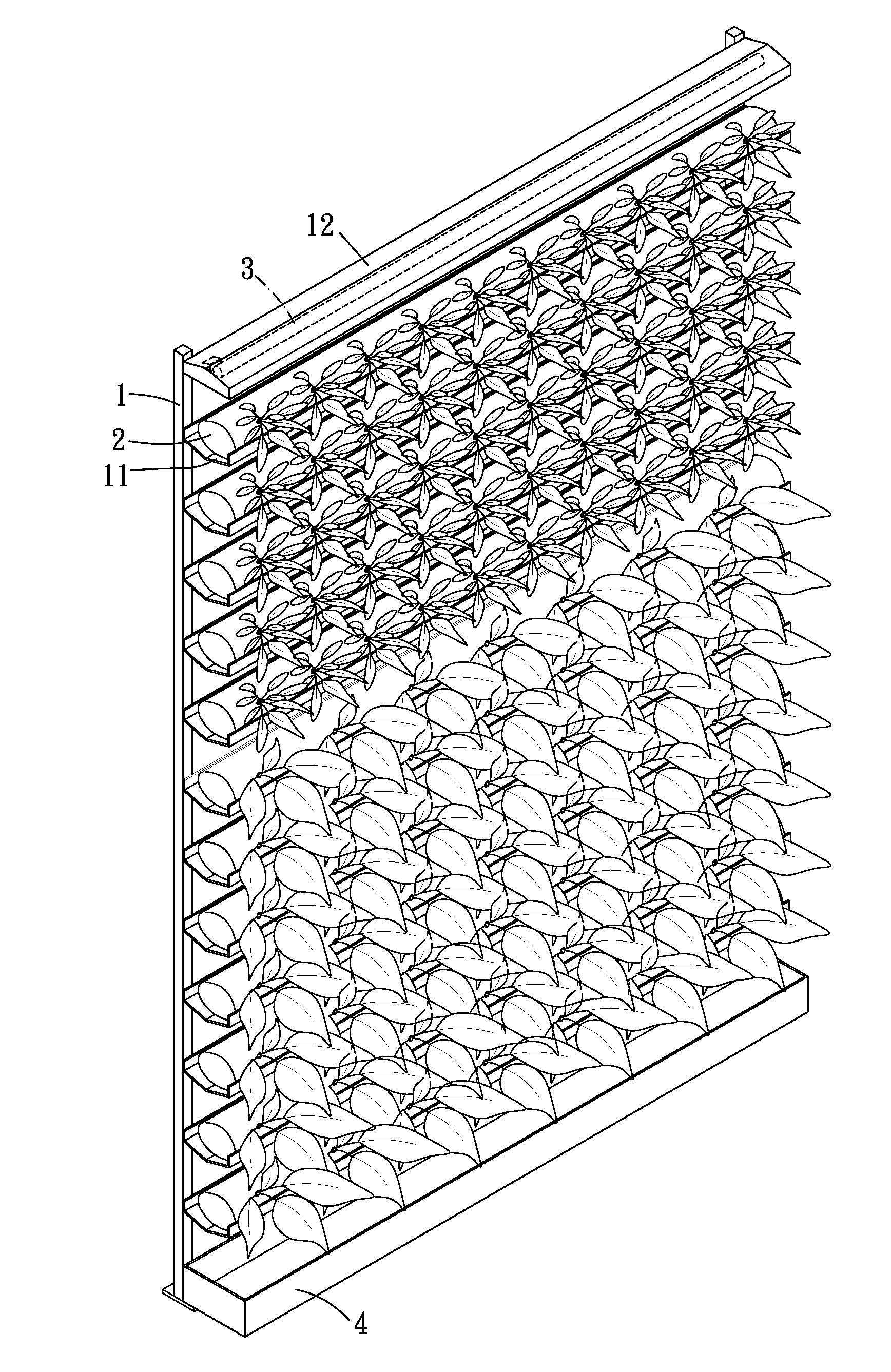 Plant develop rack