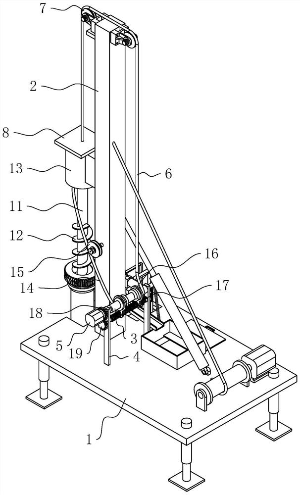 Long spiral drilling machine for efficient soil clearing