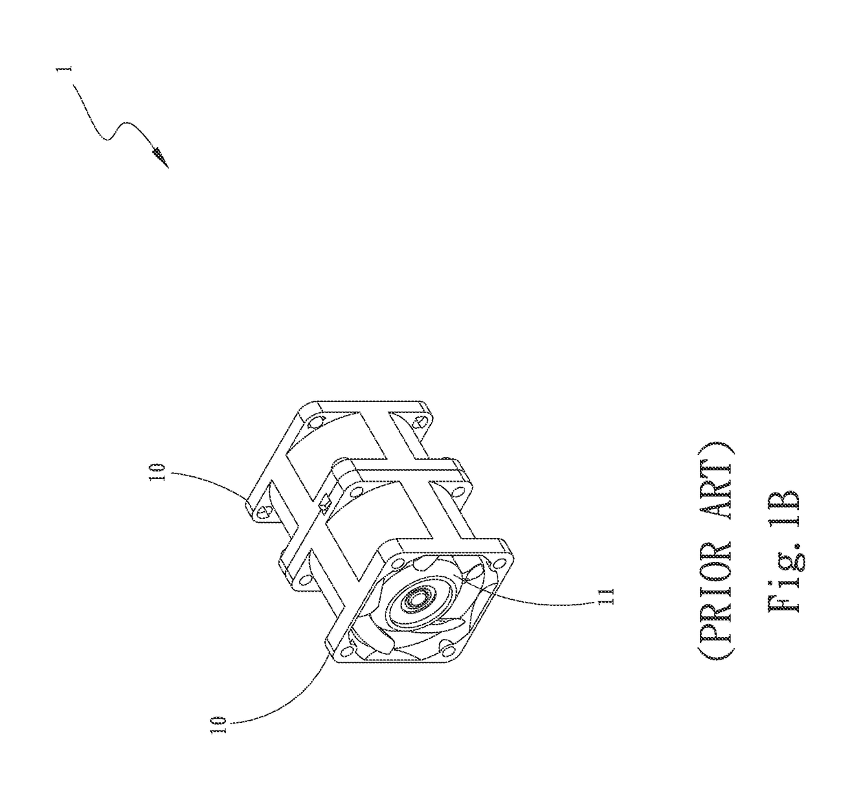 Series fan structure with multistage frame body