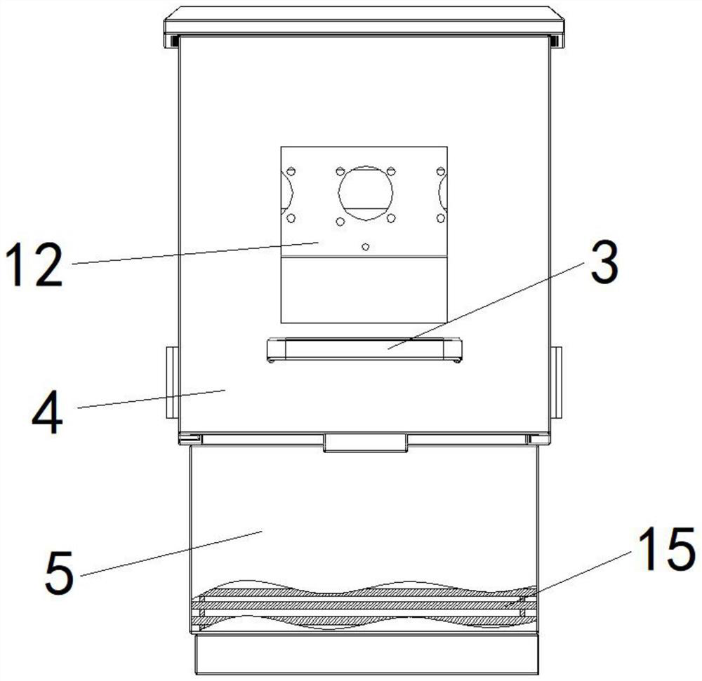 Cable distribution box convenient for wiring of high-voltage transmission cable